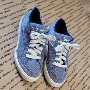 Nike Denim Blue and White Casual Sneakers